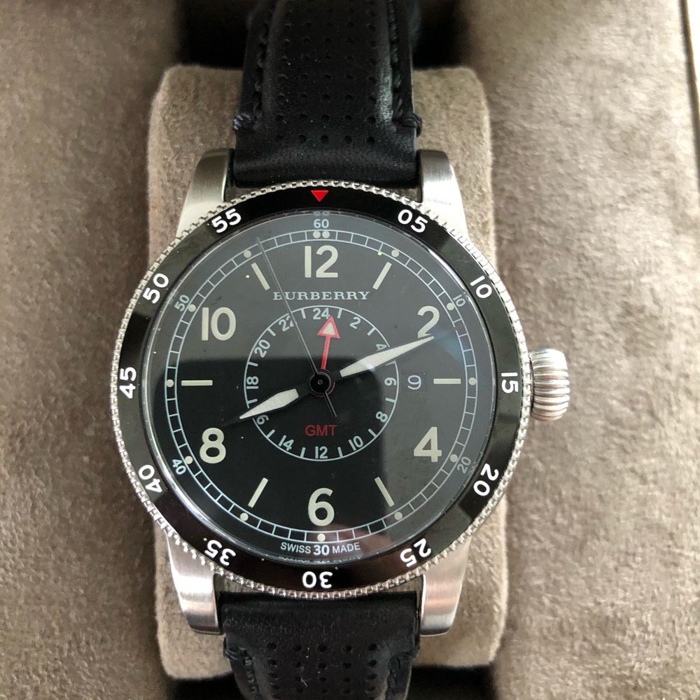 Burberry watch! Mint condition. Used 2 times.
